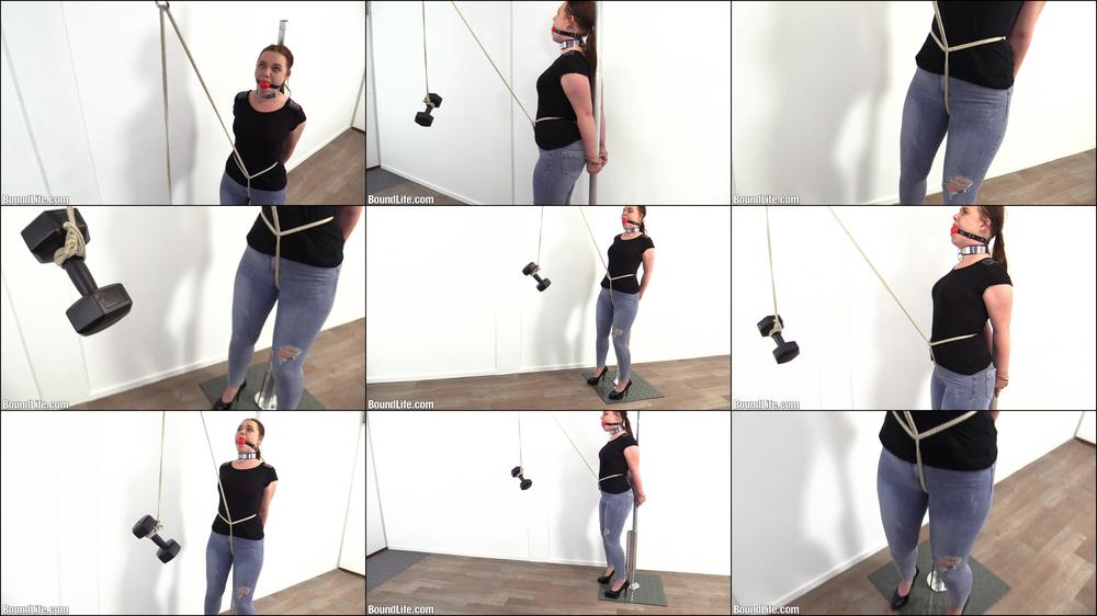 Crotch rope weight challenge [FullHD 1080P]