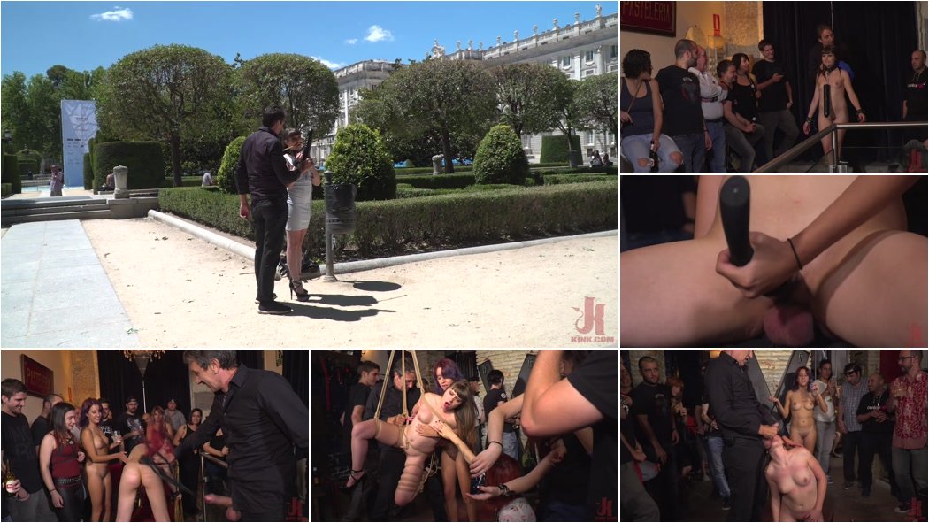 Luna Rival - Petite Parisian Luna Rival Gets Wrapped in Rope and Fucked in Public [HD 720p]