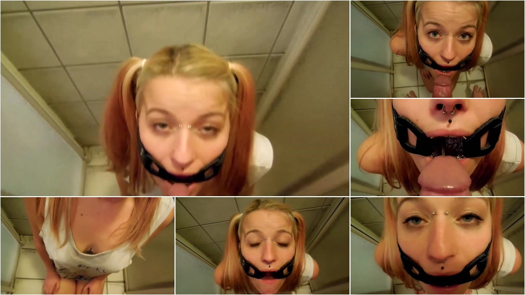 PervyPixie - Pervy Pixie Gagged While Drinking Piss (FreeStuff) [FullHD 1080P]